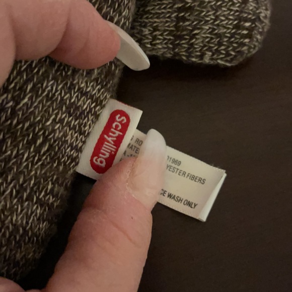 Schyling Plush  Brown Sock Monkey toy nwot - Picture 2 of 3